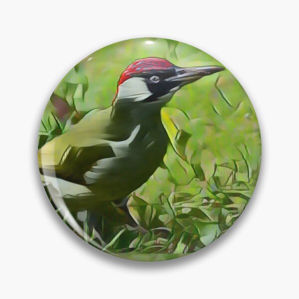 Item preview, Woodpecker Camouflage in Retro Pop designed and sold by Fearless-Fox.