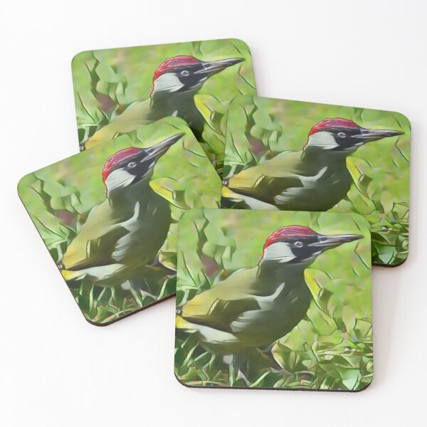 Item preview, Woodpecker Camouflage in Retro Pop designed and sold by Fearless-Fox.