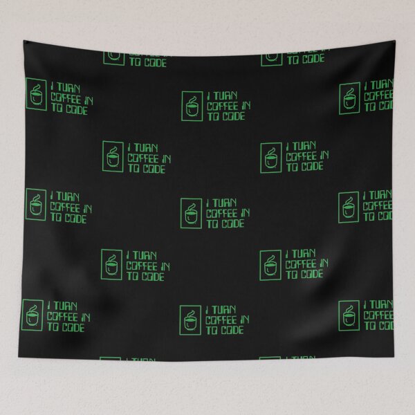 Item preview, I Turn Coffee in to Code designed and sold by Yuzik.