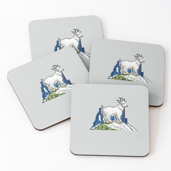 Item preview, Pixel Mountain Goat Design Print  designed and sold by randomtdesigns.
