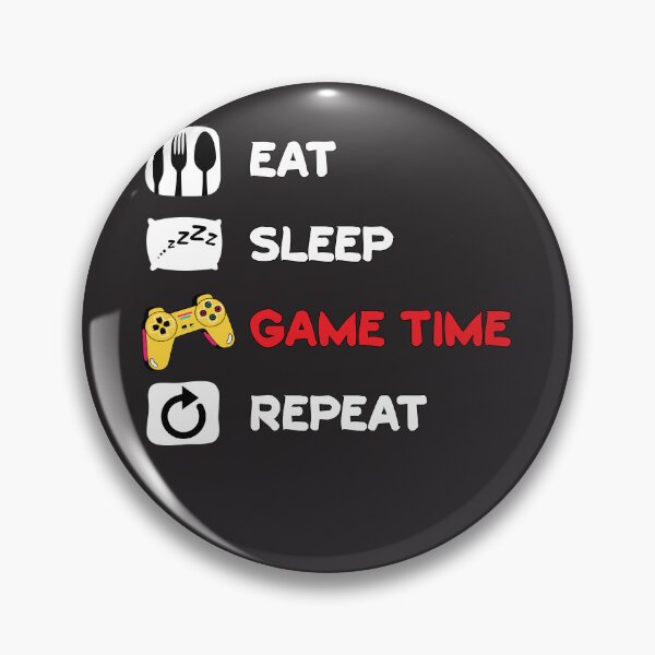 Item preview, gamer eat sleep game repeat arcade video game funny boys men designed and sold by shaderepublic.