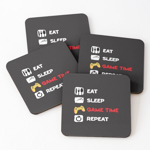 Item preview, gamer eat sleep game repeat arcade video game funny boys men designed and sold by shaderepublic.