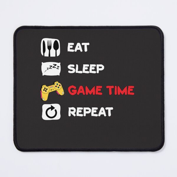 Item preview, gamer eat sleep game repeat arcade video game funny boys men designed and sold by shaderepublic.