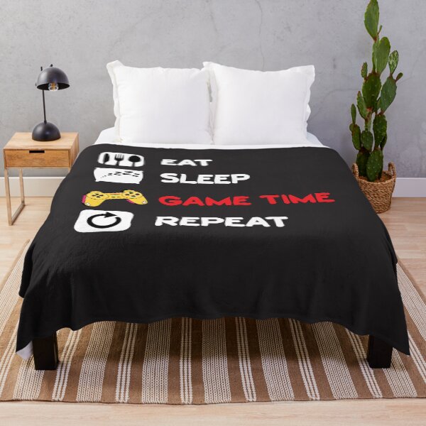 Item preview, gamer eat sleep game repeat arcade video game funny boys men designed and sold by shaderepublic.