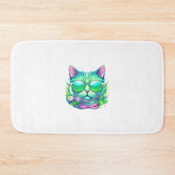 Item preview, Funny Cool Cat in Glasses - Quirky and Stylish Designs designed and sold by PixelSpectrum.