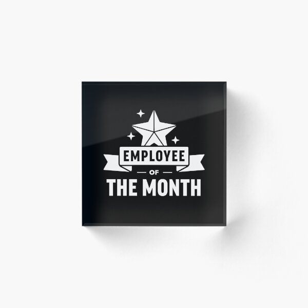 Employee Of The Month Acrylic Block