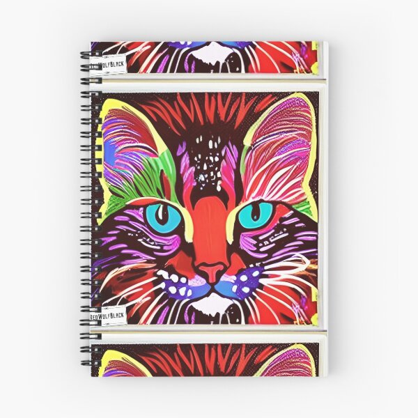 Item preview, Cute colorful cat cats 45 designed and sold by RedWolfDisigne.