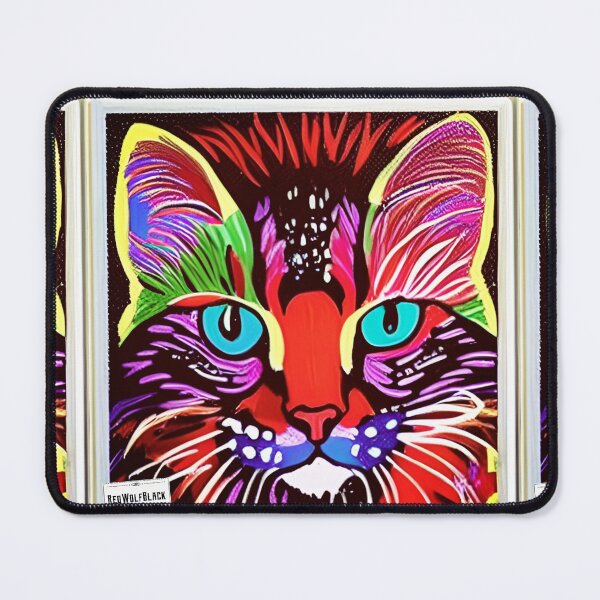 Item preview, Cute colorful cat cats 45 designed and sold by RedWolfDisigne.