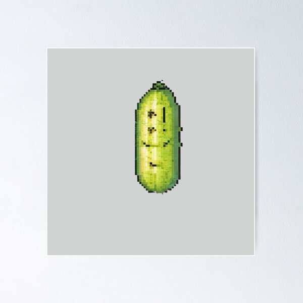 Item preview, Pixel Pickle Design Print  designed and sold by randomtdesigns.
