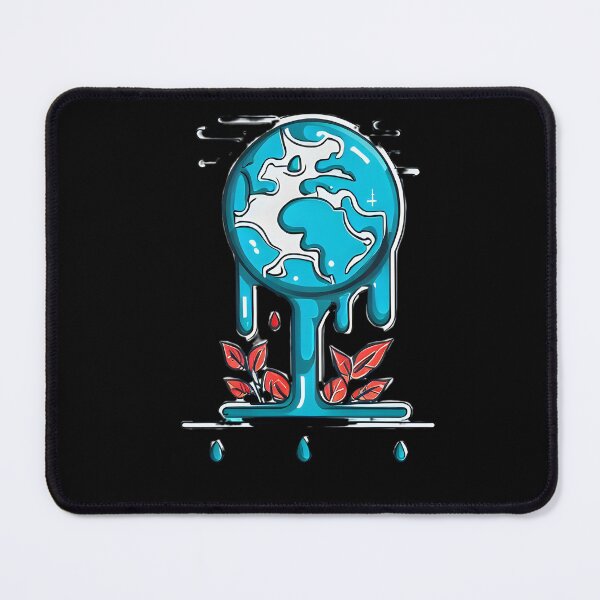 Item preview, Global Warming The earth is melting PLASTIC BAG FREE recycling plastic free day cop Save the earth from melting save the world go green save the planet Barbenheimer Day save the turtles zero waste designed and sold by 4xF.