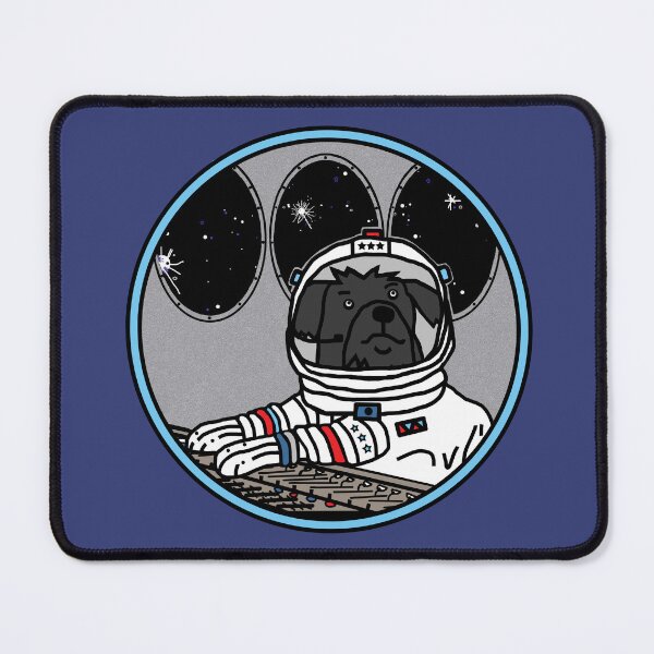 Item preview, Sci Fi Space Dog in Spaceship designed and sold by ellenhenry.