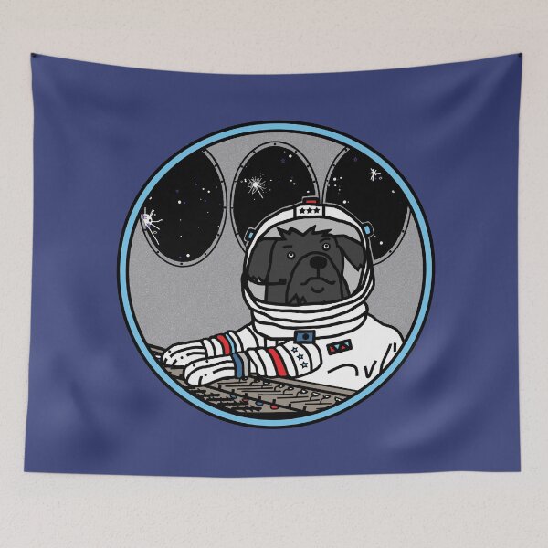 Item preview, Sci Fi Space Dog in Spaceship designed and sold by ellenhenry.