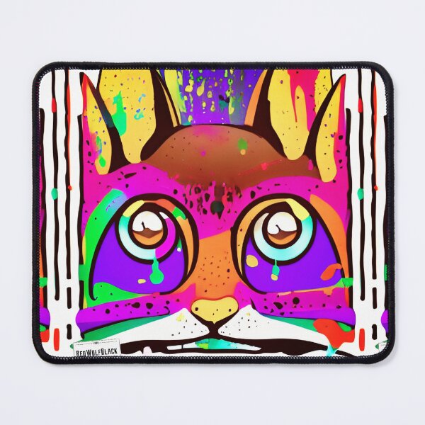 Item preview, Cute colorful cat cats 46 designed and sold by RedWolfDisigne.