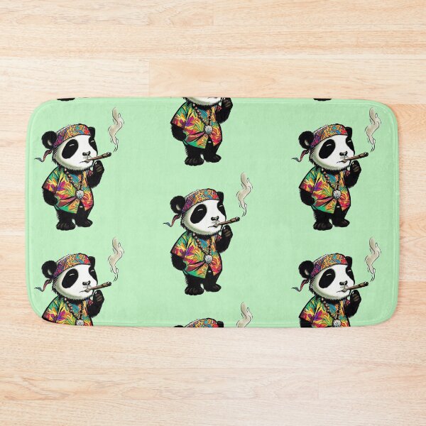 Item preview, 70's Hippie Panda Smoking designed and sold by Jacob Quinn.