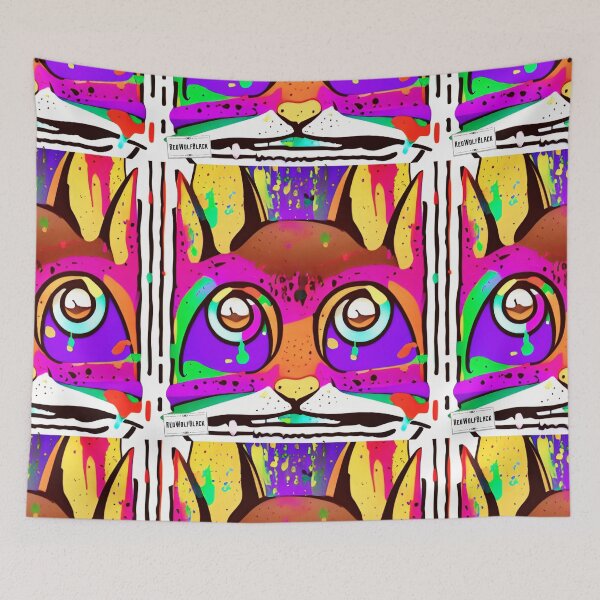 Item preview, Cute colorful cat cats 46 designed and sold by RedWolfDisigne.