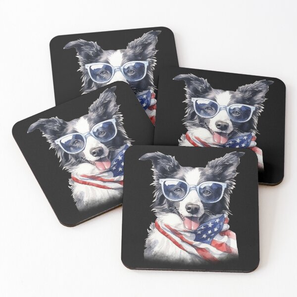 Item preview, Border Collie Patriot designed and sold by BudBrown.