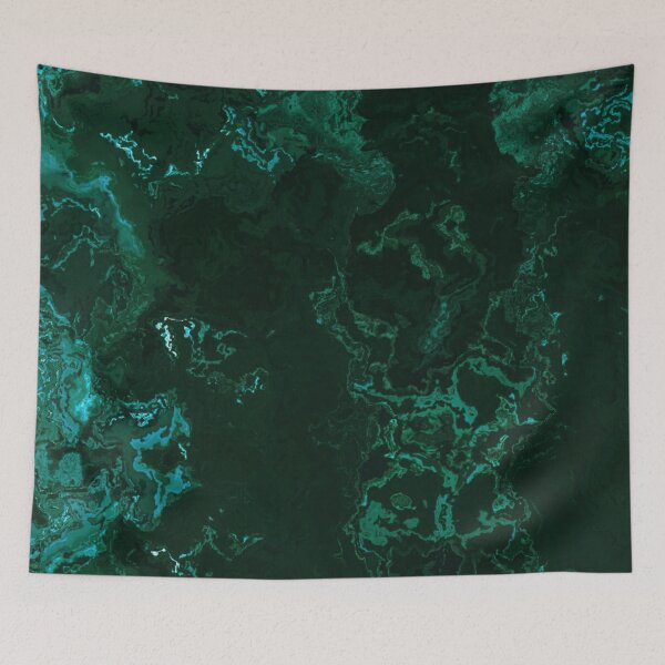 Item preview, Ocean Green Trippy Liquid Art | StokedUpArt designed and sold by StokedUpArt.