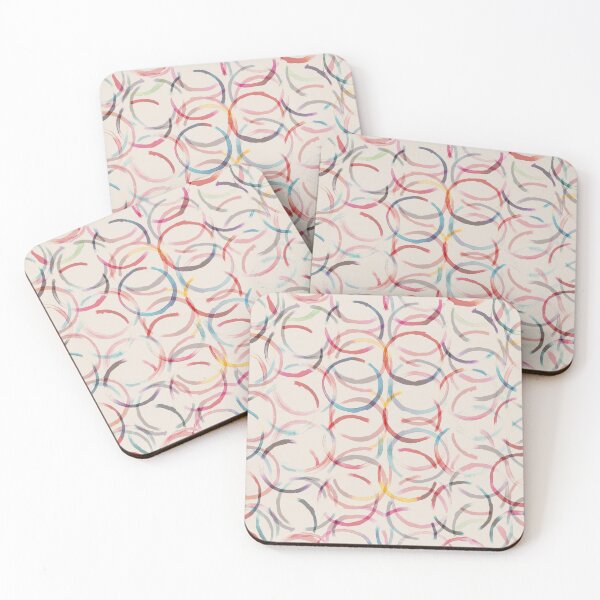 Item preview, Layers of circles colorful abstract designed and sold by Bonheurem.