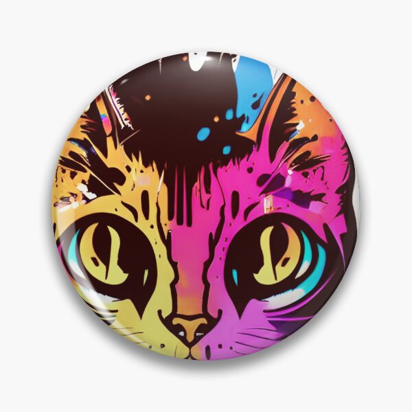 Item preview, Cute colorful cat cats 47 designed and sold by RedWolfDisigne.