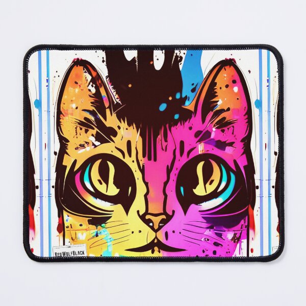 Item preview, Cute colorful cat cats 47 designed and sold by RedWolfDisigne.