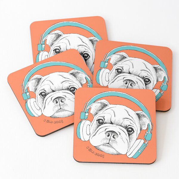 Item preview, I am Cool/ Bulldogs/ Dog/ Music Dog/ Music designed and sold by Tntmom0813.