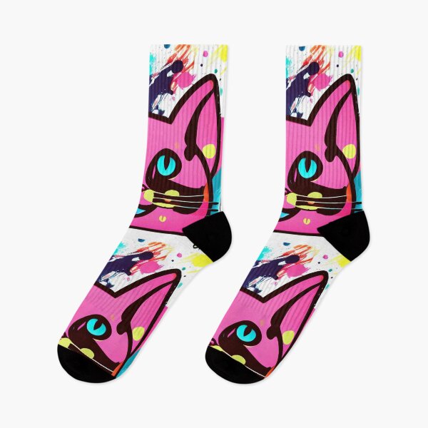 Item preview, Cute colorful cat cats 48 designed and sold by RedWolfDisigne.