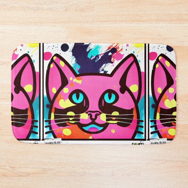 Item preview, Cute colorful cat cats 48 designed and sold by RedWolfDisigne.