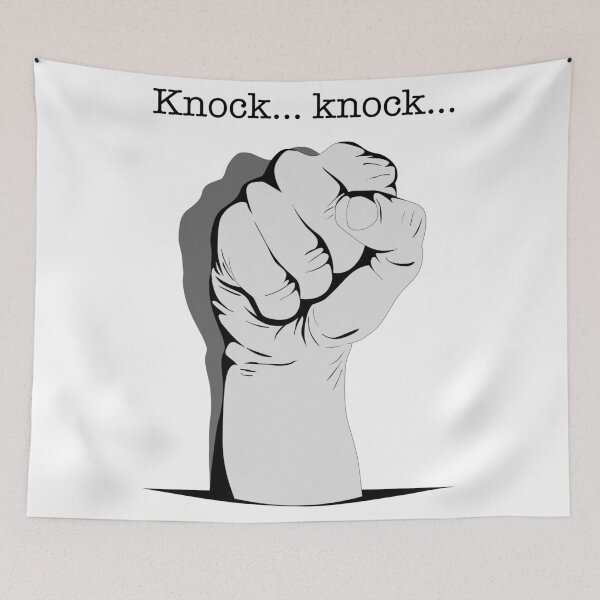 Item preview, Knock... knock... designed and sold by Aleksandar Kostjuk.