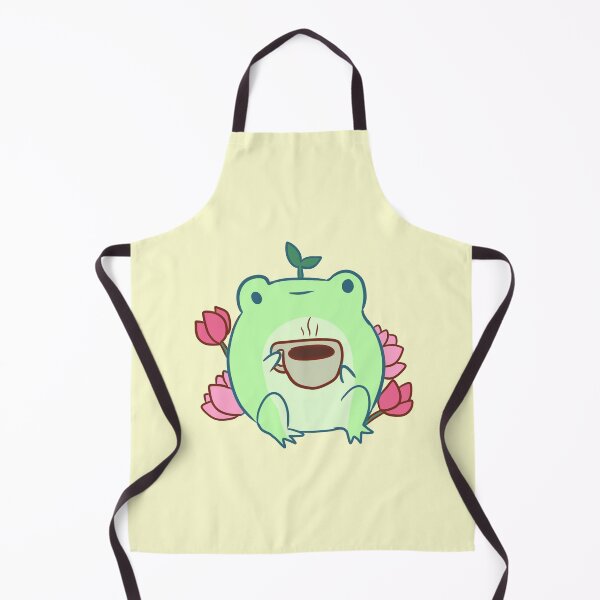 Item preview, Cute frog drinking coffee designed and sold by Mayarart.