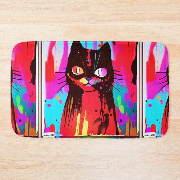 Item preview, Cute colorful cat cats 49 designed and sold by RedWolfDisigne.