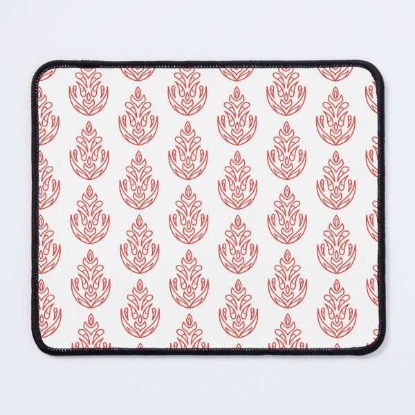 Item preview, pattern in red color designed and sold by ilustrariart.