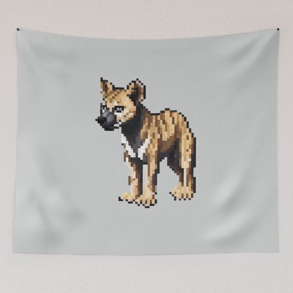 Item preview, Pixel Hyena Design Print  designed and sold by randomtdesigns.