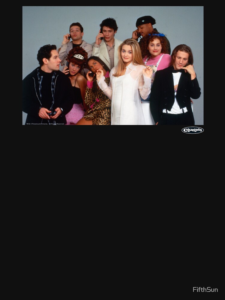 Clueless The Cast Funny Group Shot Graphic T-Shirt