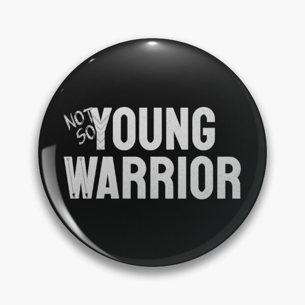 Item preview, Not So Young Warrior designed and sold by YouAreHereArt.