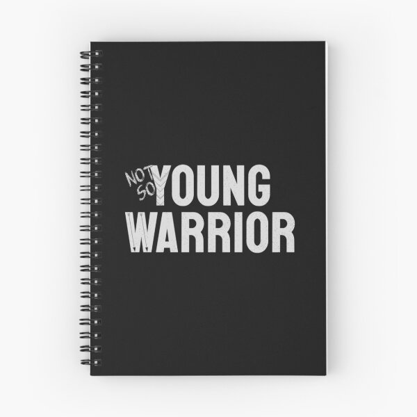 Item preview, Not So Young Warrior designed and sold by YouAreHereArt.