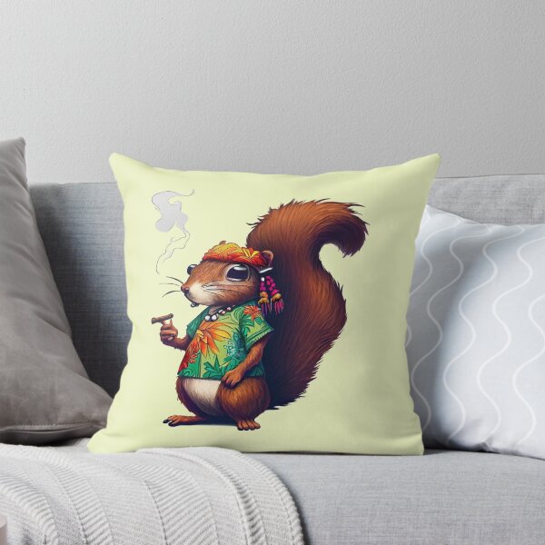 Item preview, 70's Hippie Squirrel Smoking designed and sold by Jacob Quinn.