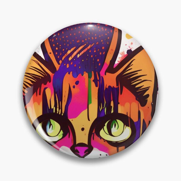 Item preview, Cute colorful cat cats 50 designed and sold by RedWolfDisigne.