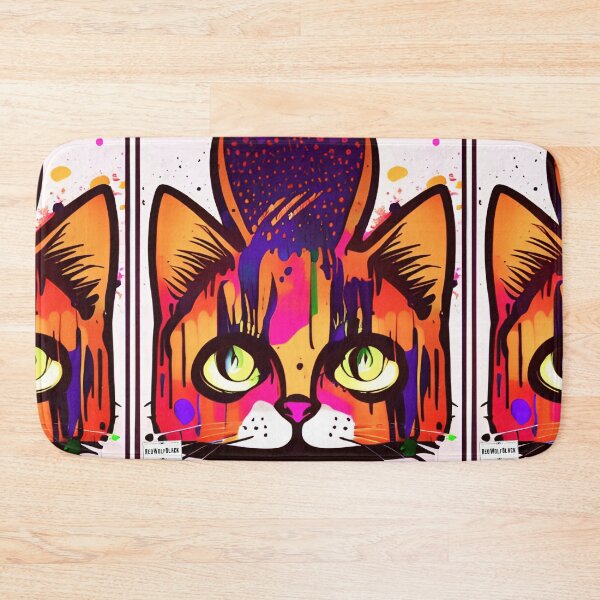 Item preview, Cute colorful cat cats 50 designed and sold by RedWolfDisigne.