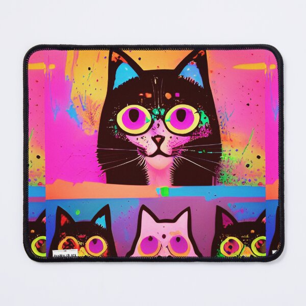 Item preview, Cute colorful cat cats 51 designed and sold by RedWolfDisigne.