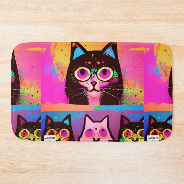 Item preview, Cute colorful cat cats 51 designed and sold by RedWolfDisigne.