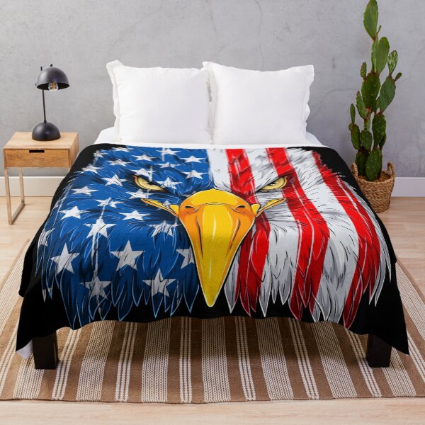 Item preview, Patriotic Eagle with USA Stars and Stripes designed and sold by TheUSAFantasy.