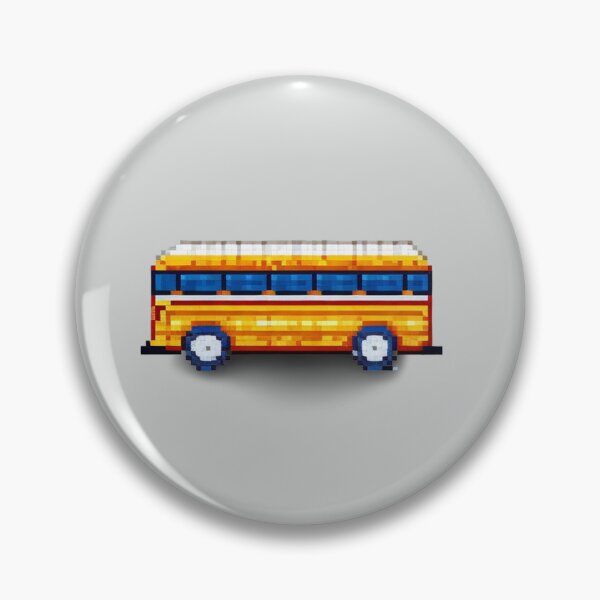 Item preview, Pixel Schoolbus Design Print  designed and sold by randomtdesigns.