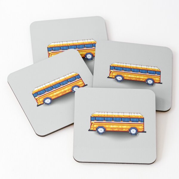 Item preview, Pixel Schoolbus Design Print  designed and sold by randomtdesigns.