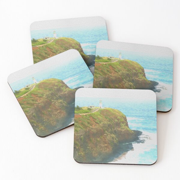 Item preview, Kilauea Point Lighthouse Watercolor designed and sold by CommandoCrane.
