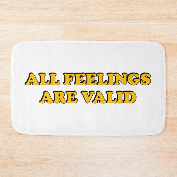 Item preview, All Feelings Are Valid - No Toxic Positivity - All vibes welcome designed and sold by Inspirationmotivation.