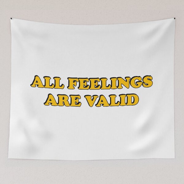 Item preview, All Feelings Are Valid - No Toxic Positivity - All vibes welcome designed and sold by Inspirationmotivation.