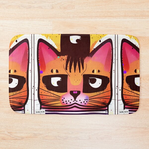 Item preview, Cute colorful cat cats 52 designed and sold by RedWolfDisigne.