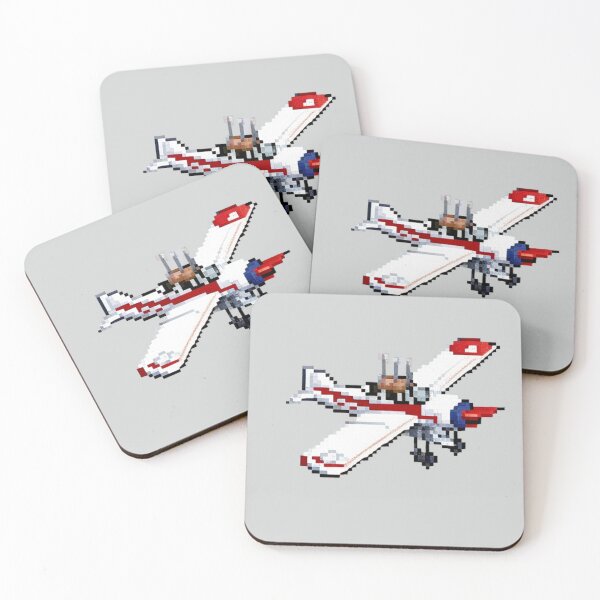 Artikelvorschau, Pixel-Cessna-Flugzeug-Design-Druck entworfen und verkauft von randomtdesigns.