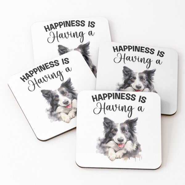 Item preview, Happiness is Having a Border Collie designed and sold by BudBrown.