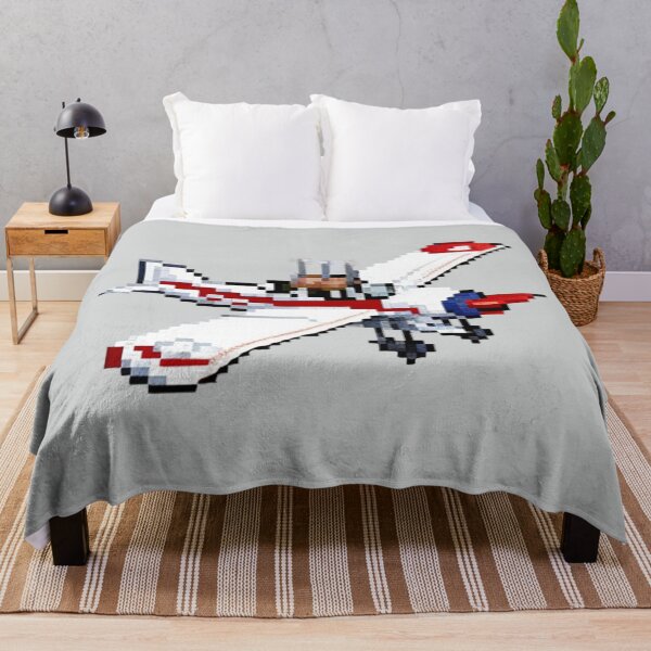 Artikelvorschau, Pixel-Cessna-Flugzeug-Design-Druck entworfen und verkauft von randomtdesigns.